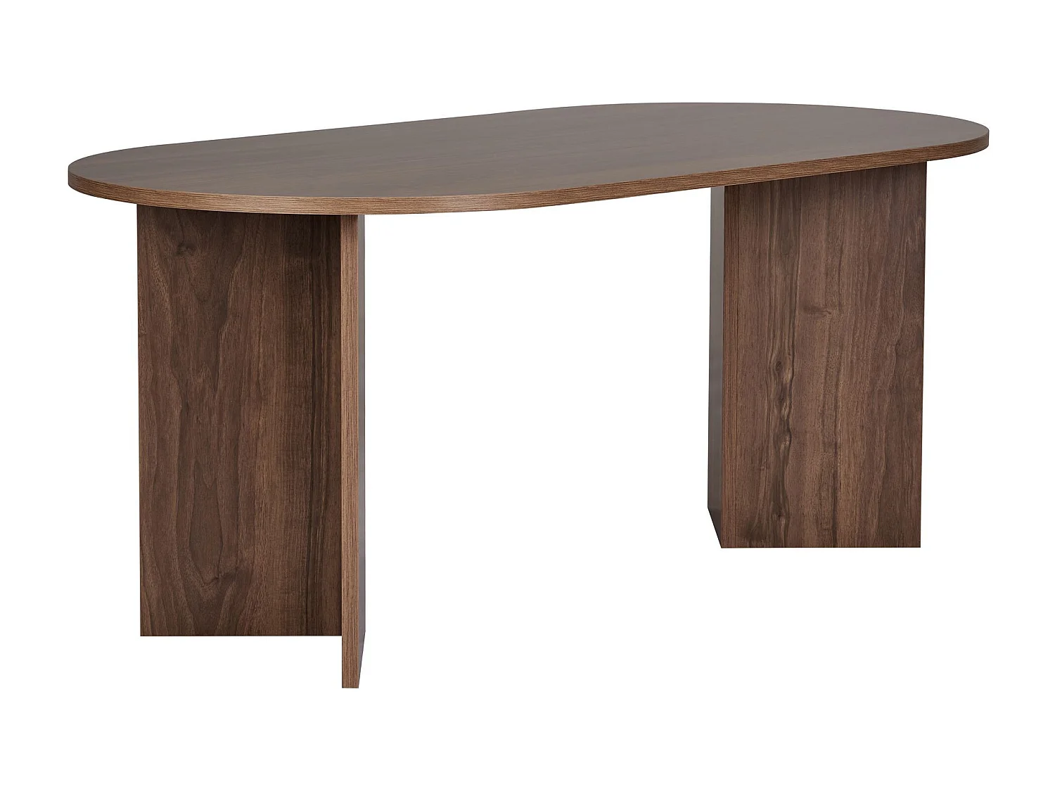 Modernt Skandinaviskt Matbord "Sablin" 180x90x75 cm - Valnötsträ, Elegant Design, Perfekt för Moderna Utrymmen