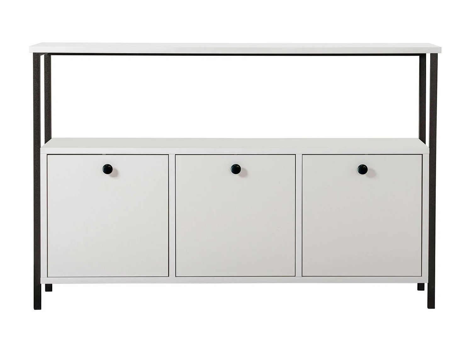 Buffet en bois "Solace" - 120 x 30 x 77 cm - Blanc