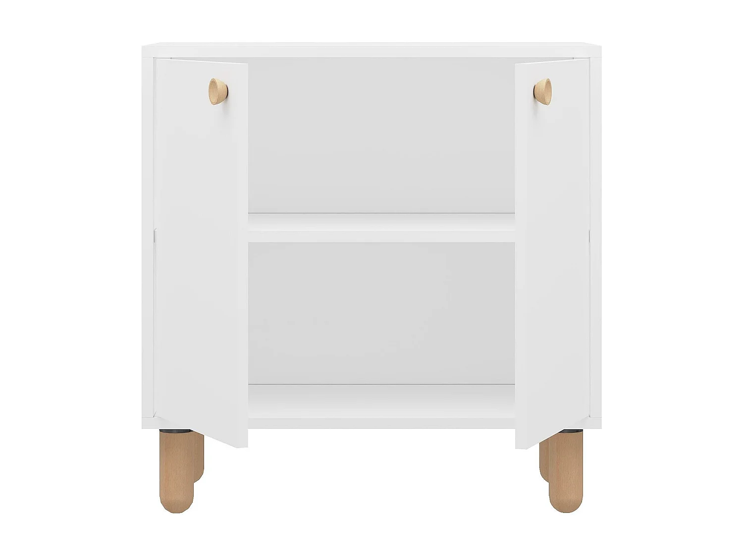 Buffet en bois "Lina" - 72 x 36 x 73 cm - Blanc