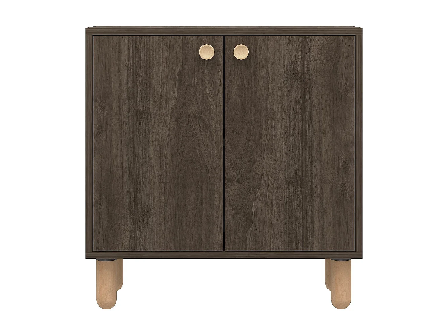 Buffet en bois "Lina" - 72 x 36 x 73 cm - Marron
