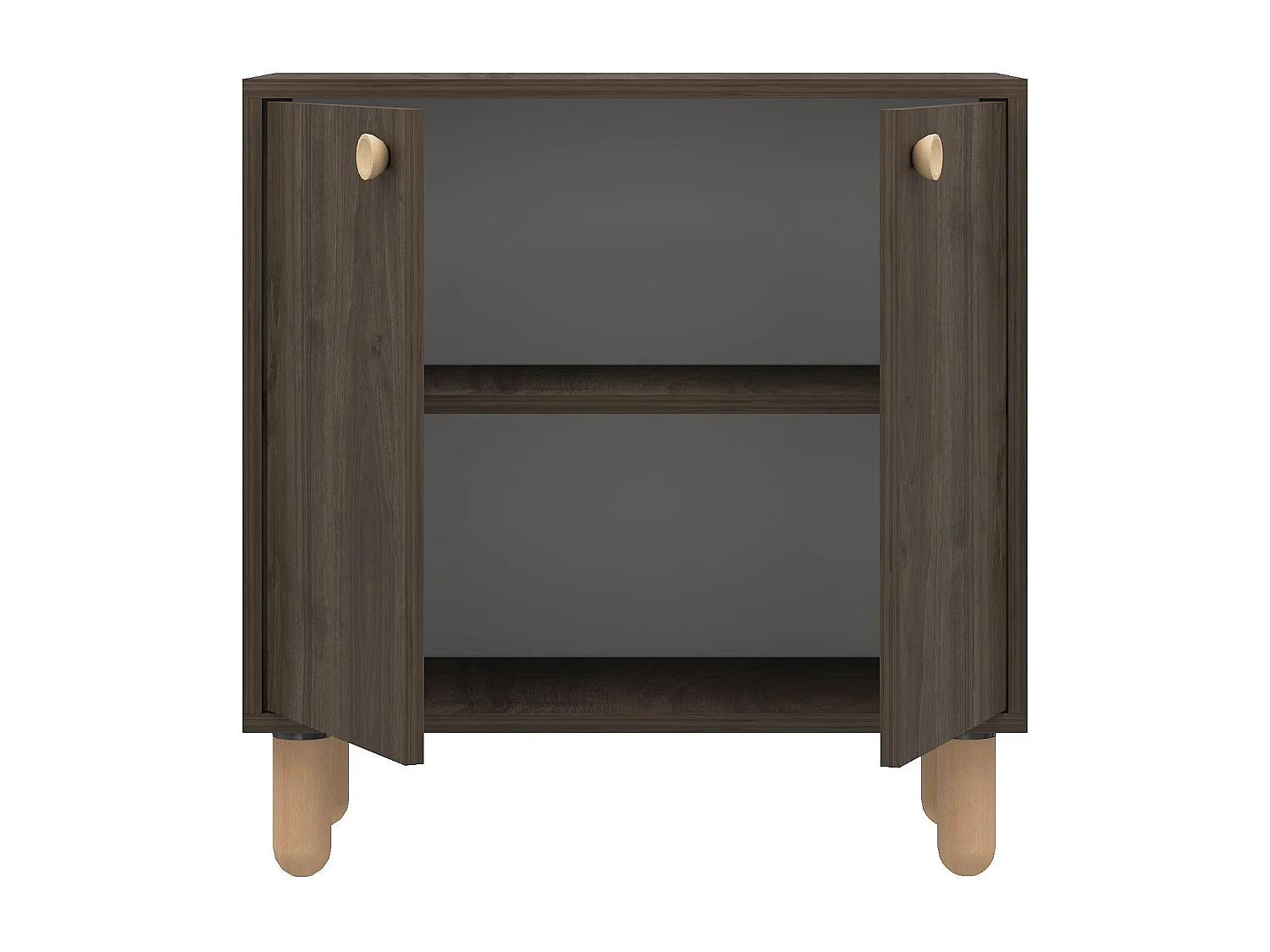 Buffet en bois "Lina" - 72 x 36 x 73 cm - Marron