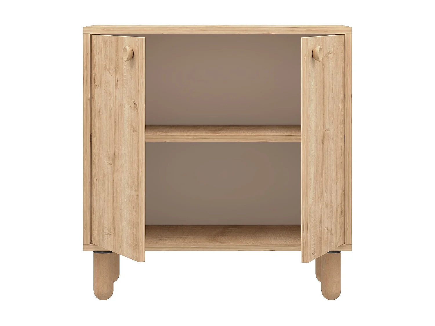 Buffet en bois "Lina" - 72 x 36 x 73 cm - Beige