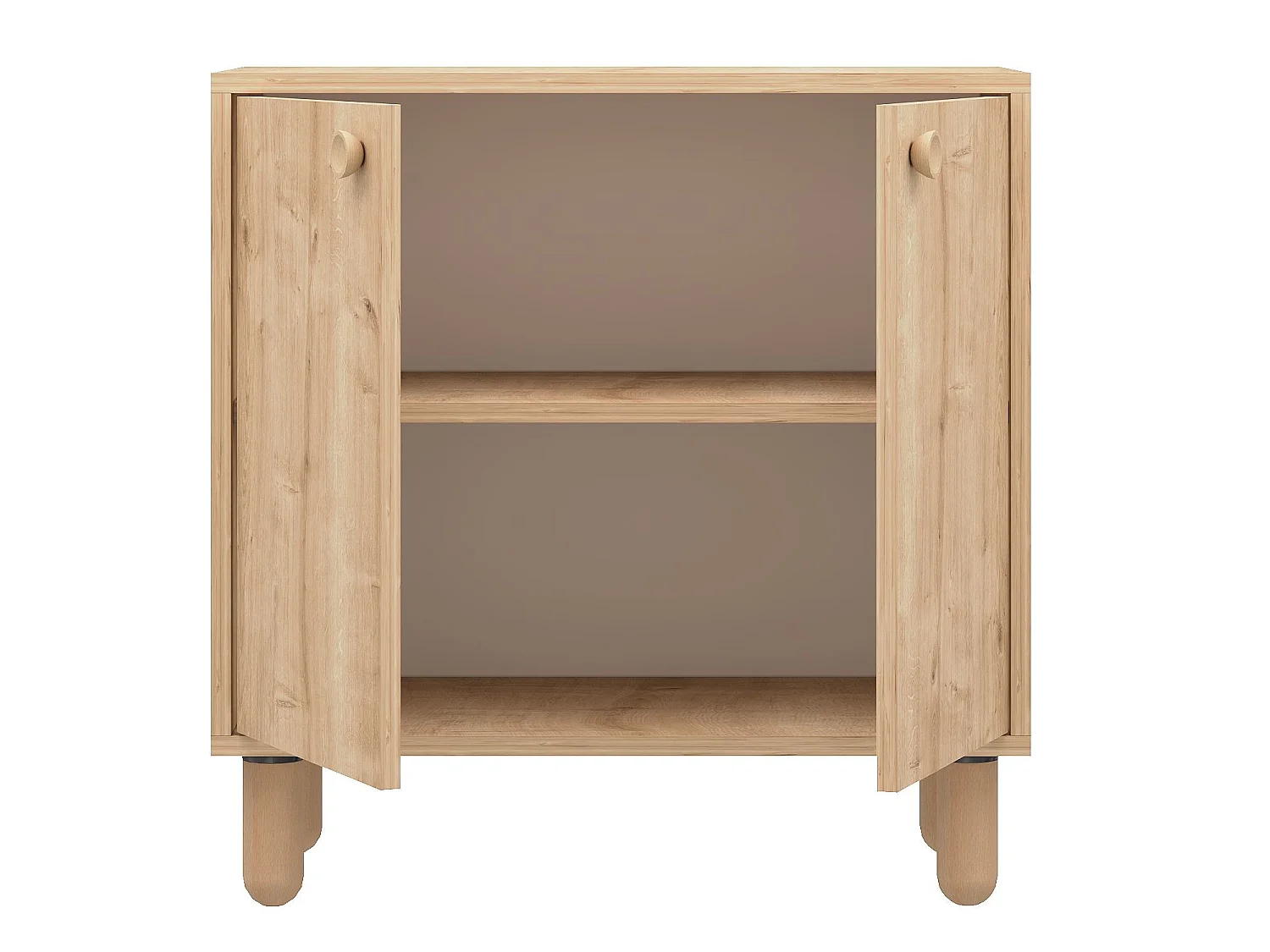 Buffet en bois "Lina" - 72 x 36 x 73 cm - Beige