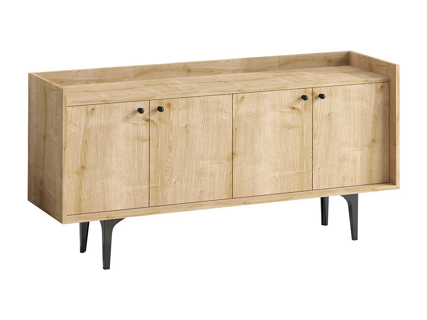 Buffet en bois "Navi" - 150 x 40 x 80 cm - Beige
