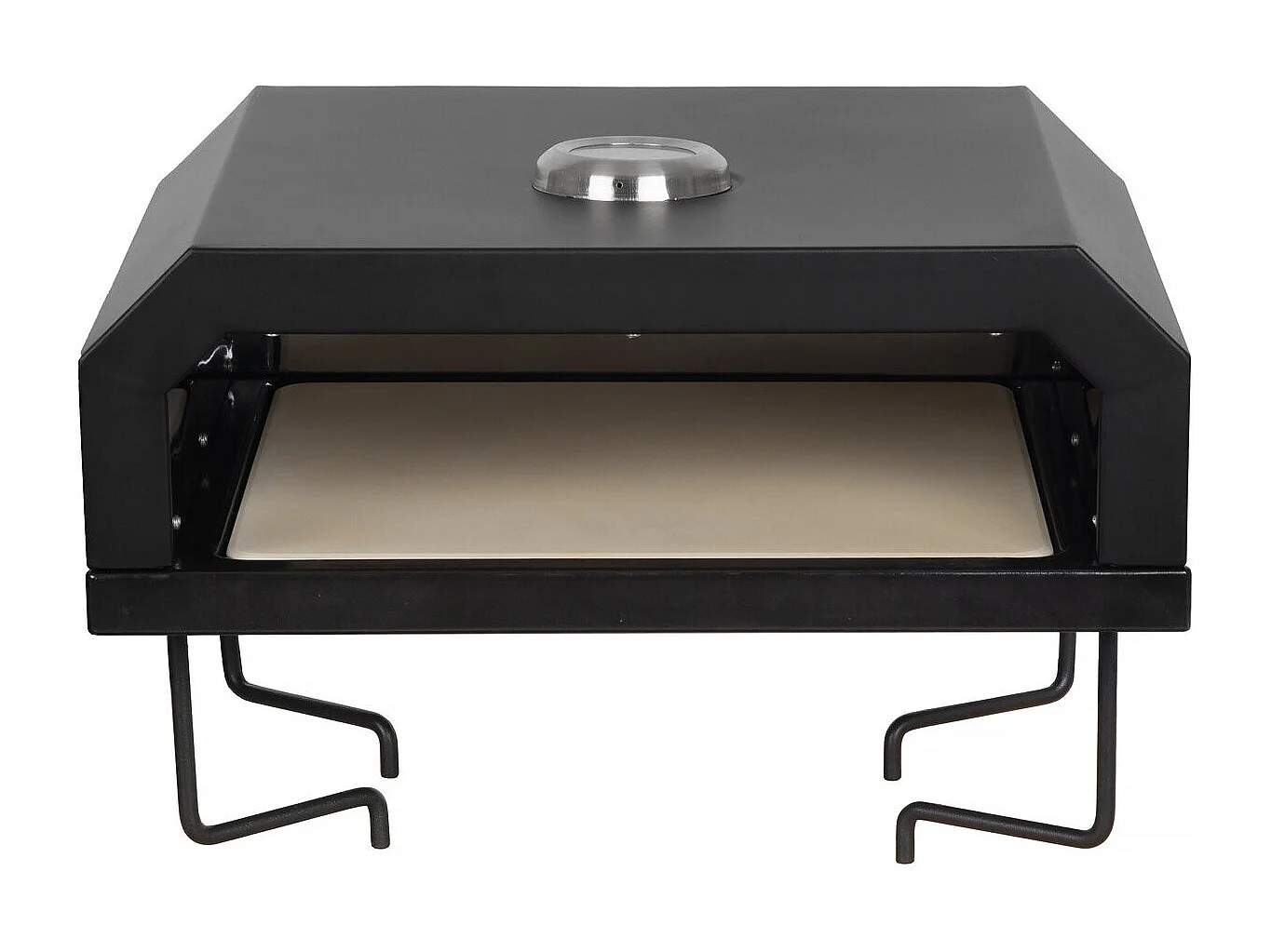 Pizzaofen für Grill "Pizzello" - 40 x 35 x 28 cm - Schwarz