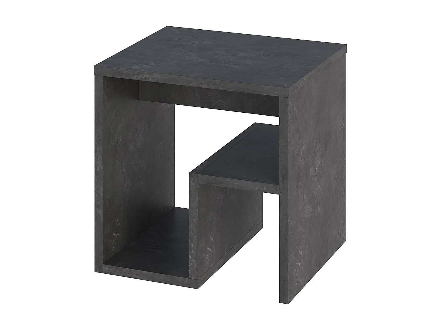 Moderne Retro Grijze Houten Bijzettafel "Bon" 40 x 35 x 40 cm