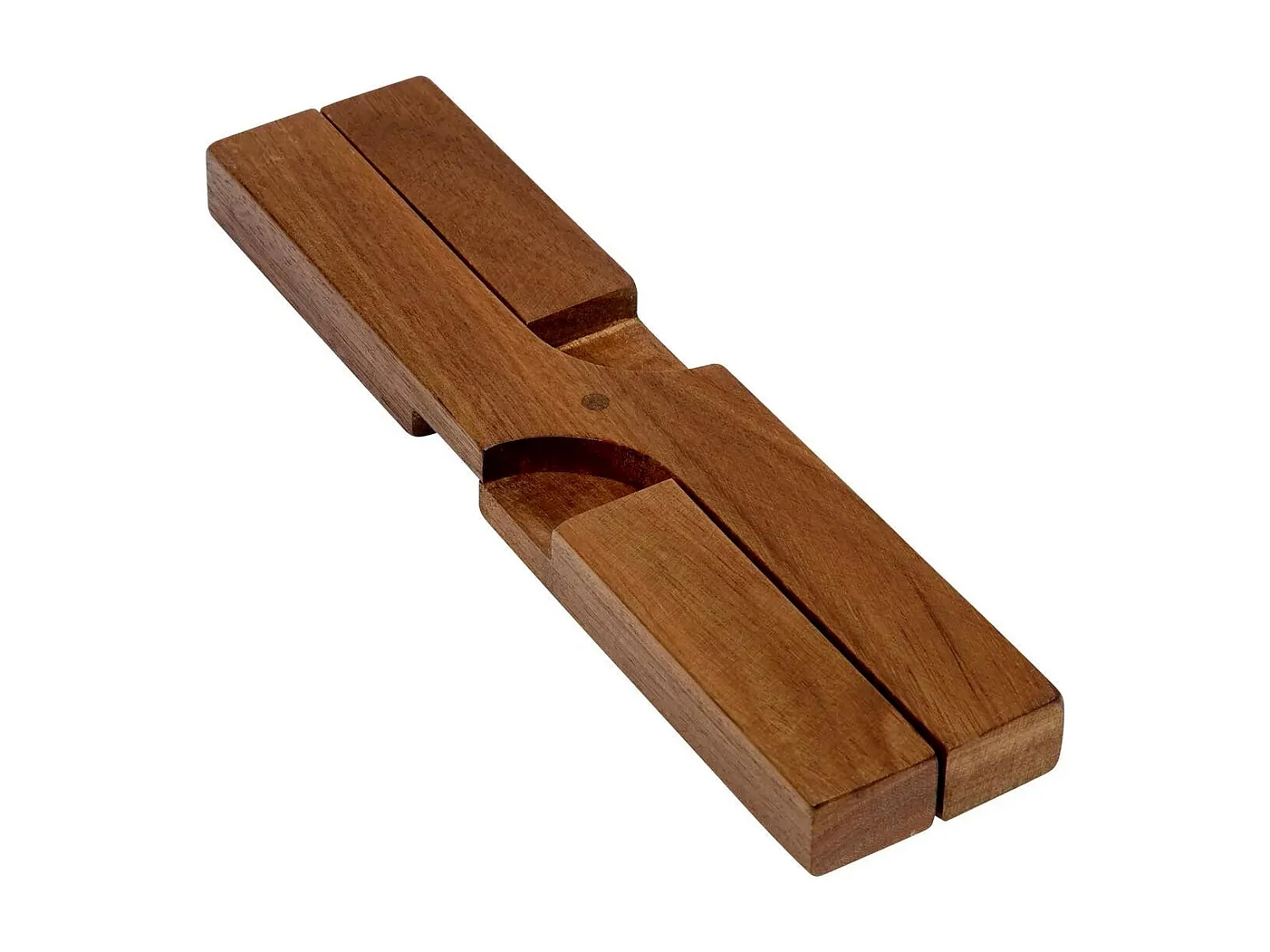 Dessous de Plat en Bois "Croix" 21cm Marron