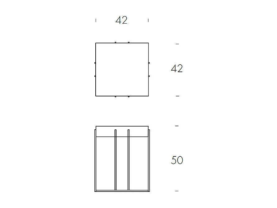 Cruz salontafel - donker eikenhouten blad, geschilderde bronzen steen
