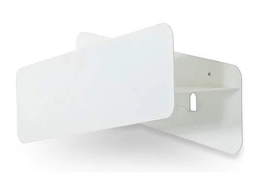 Papillon Shelf - Houtskoolgrijze structuur, 90 x 20 H.32 cm T6414-Papillon Plank en Mantelhanger, koolstofgrijze structuur, 90 x 20 x 32