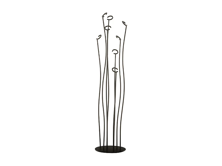 Portemanteau en algue - gris charbon T7416-Cintre à algues gris carbone