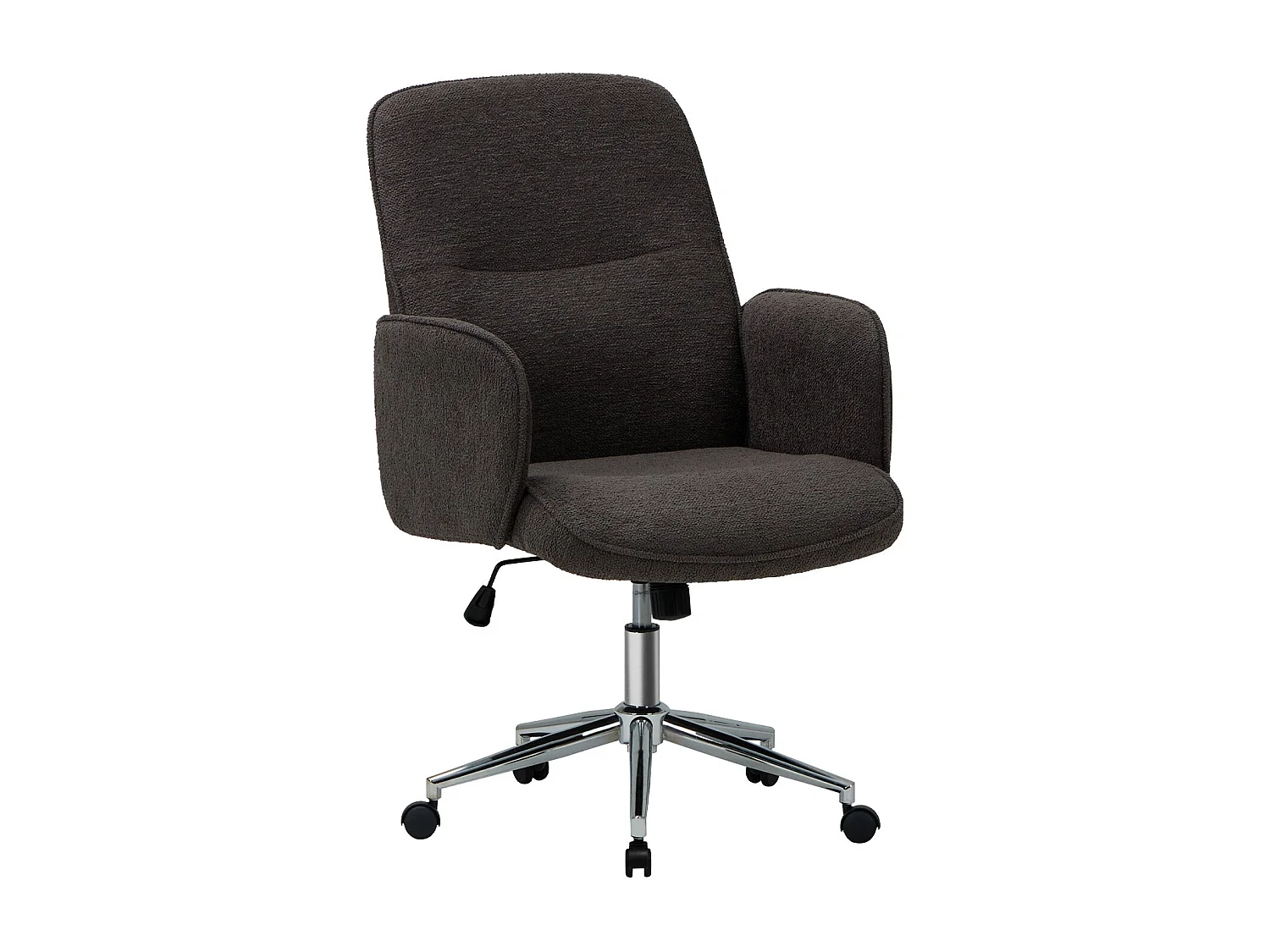 Ergonomische bureaustoel met hoog schelpvormig rugleuning, verstelbare hoogte - Grijs