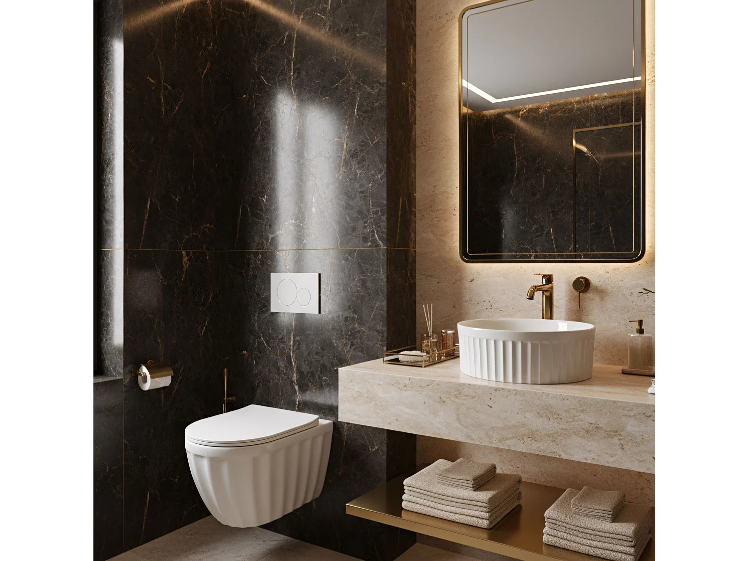 Vasque À Poser Rea Duo