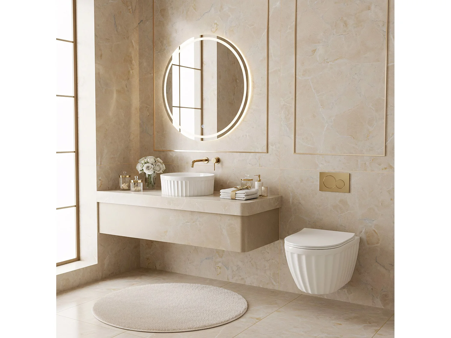 Vasque À Poser Rea Duo