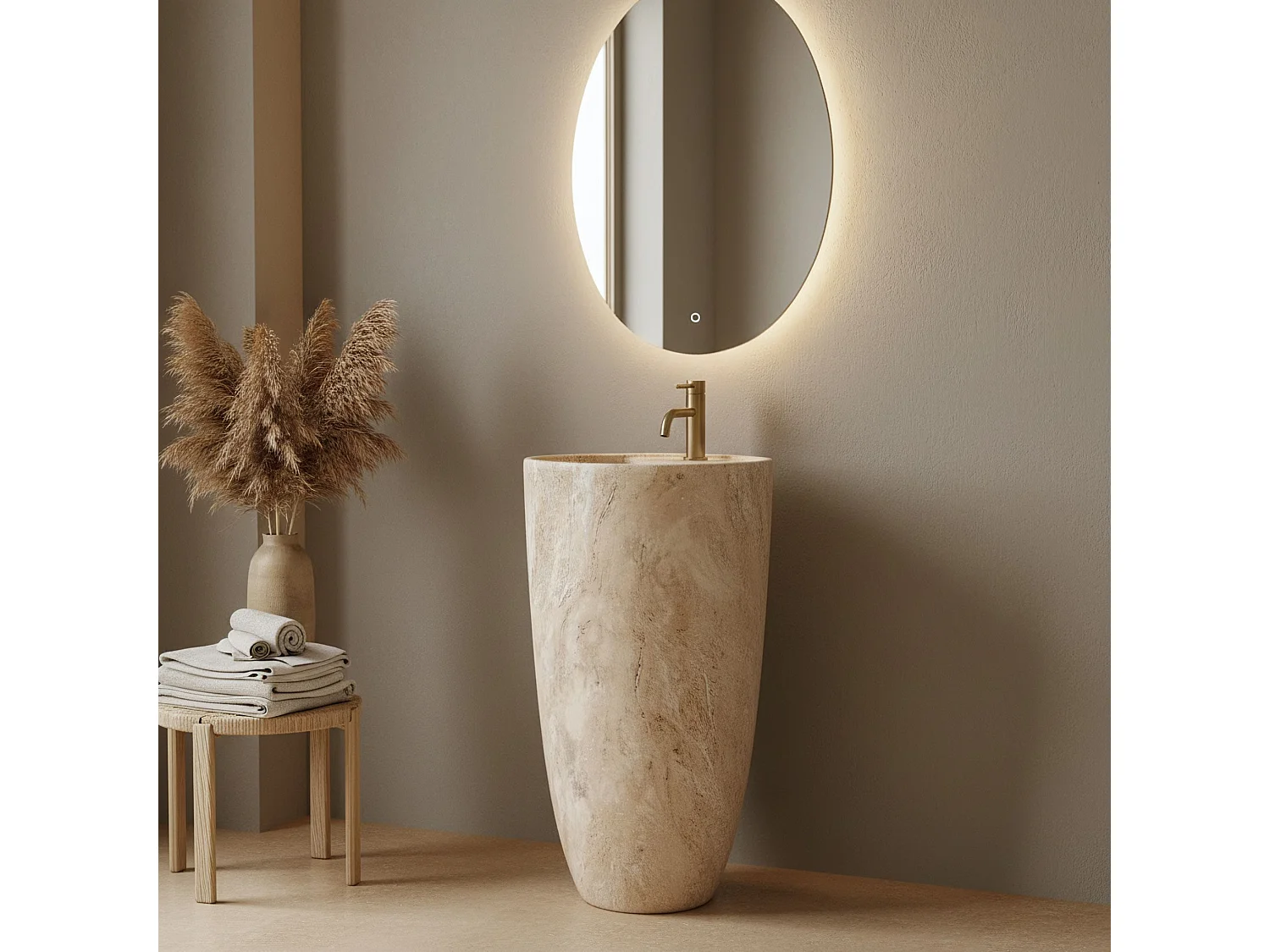 Vasque Autoportante Rea Anya Savana Matt Beige