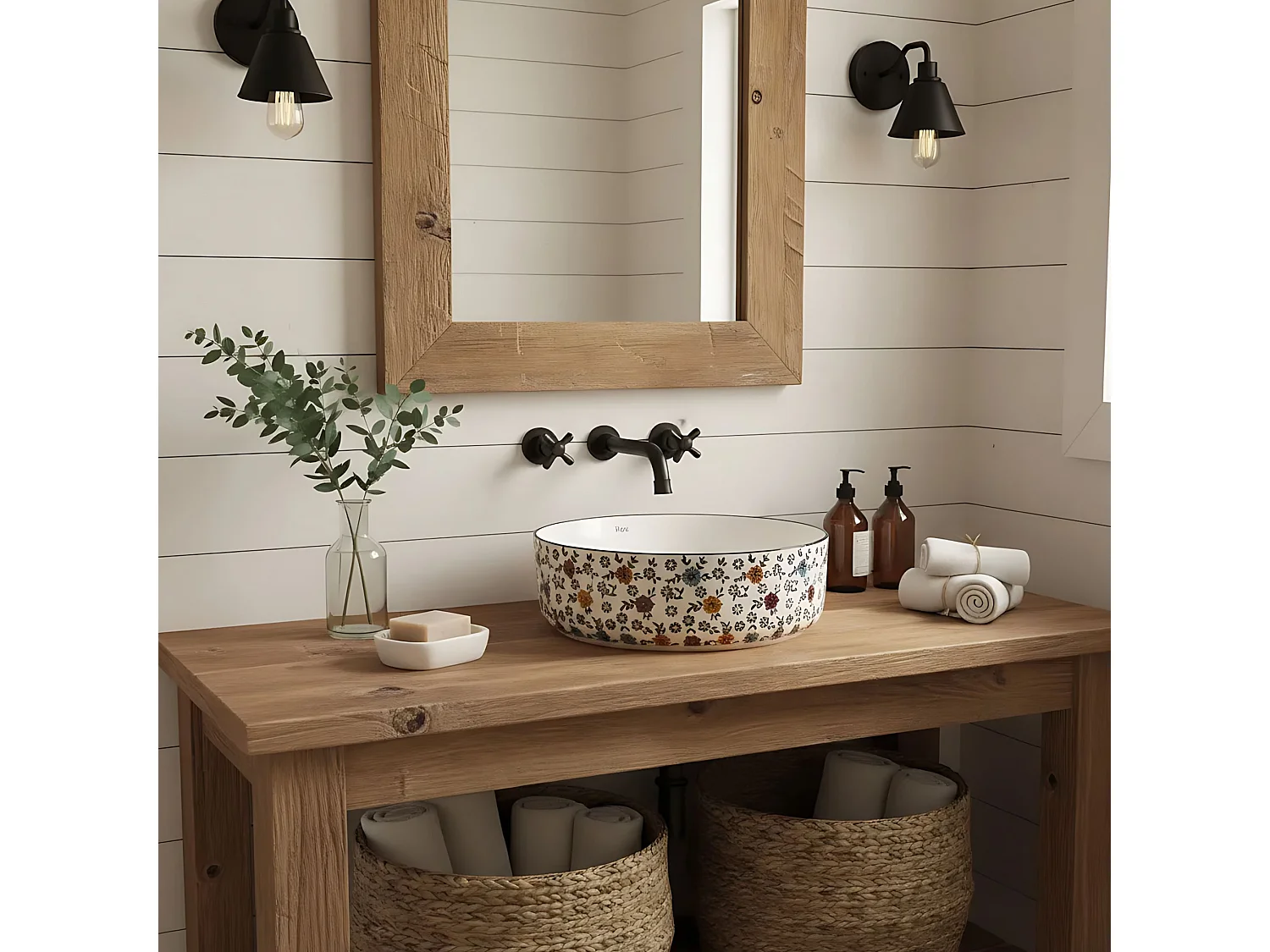 Lavabo À Poser Rea Stefania White