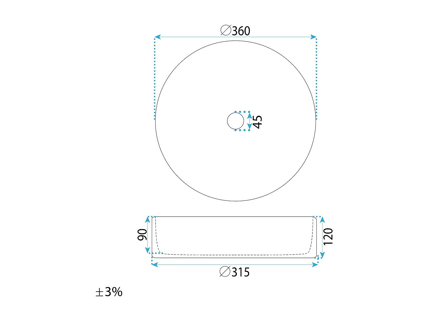 Lavabo À Poser Rea Stefania White
