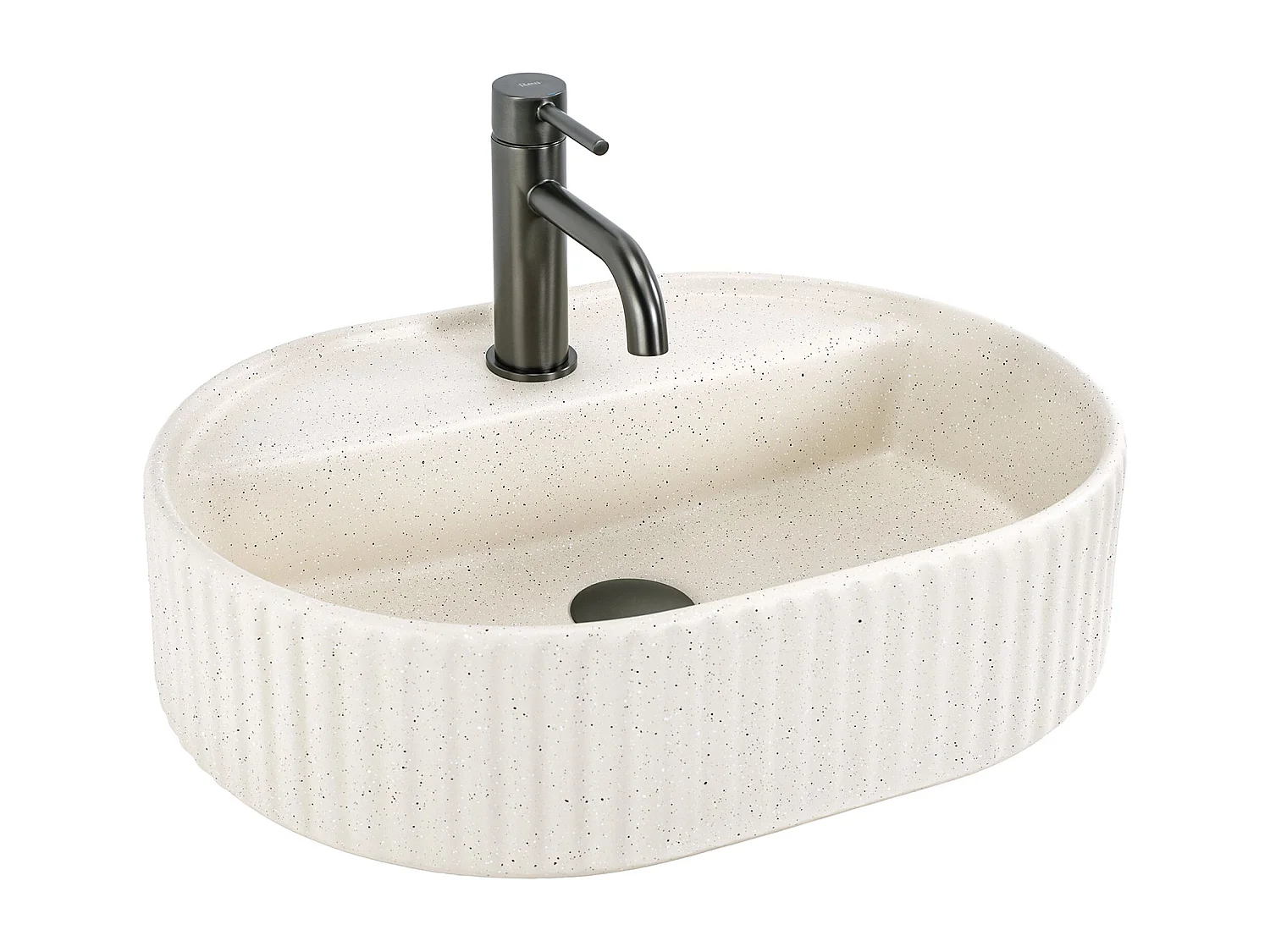 Opzetwastafel Rea Marcela 50 Vanilla Beige