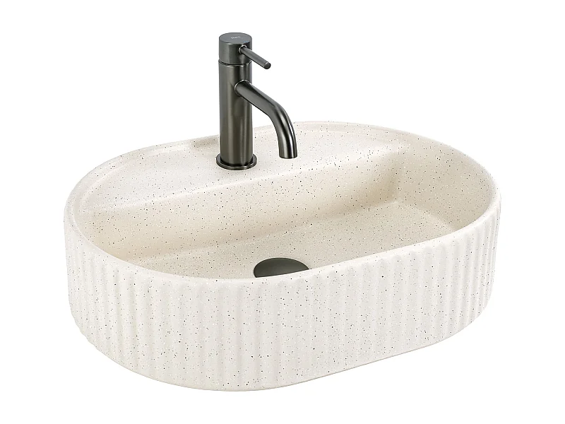 Vasque À Poser Rea Marcela 50 Vanilla Beige