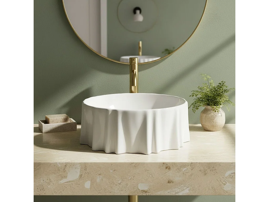 Vasque À Poser Rea Anastazja White