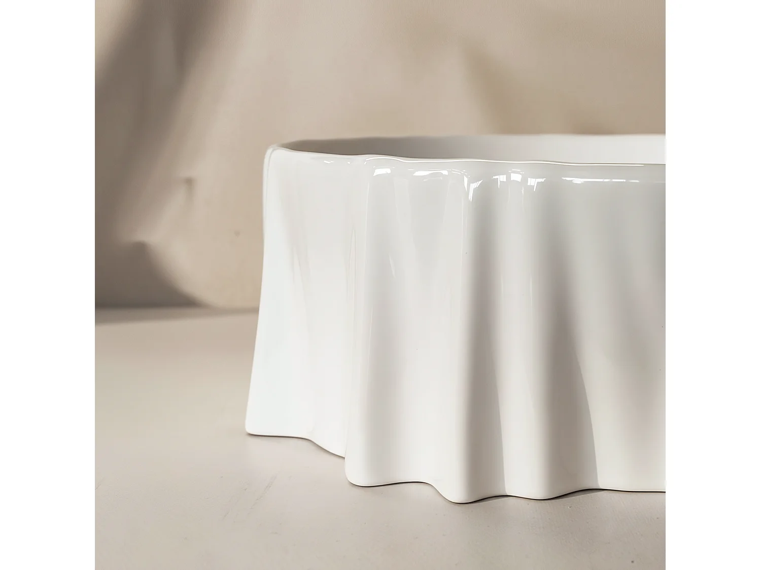 Vasque À Poser Rea Anastazja White