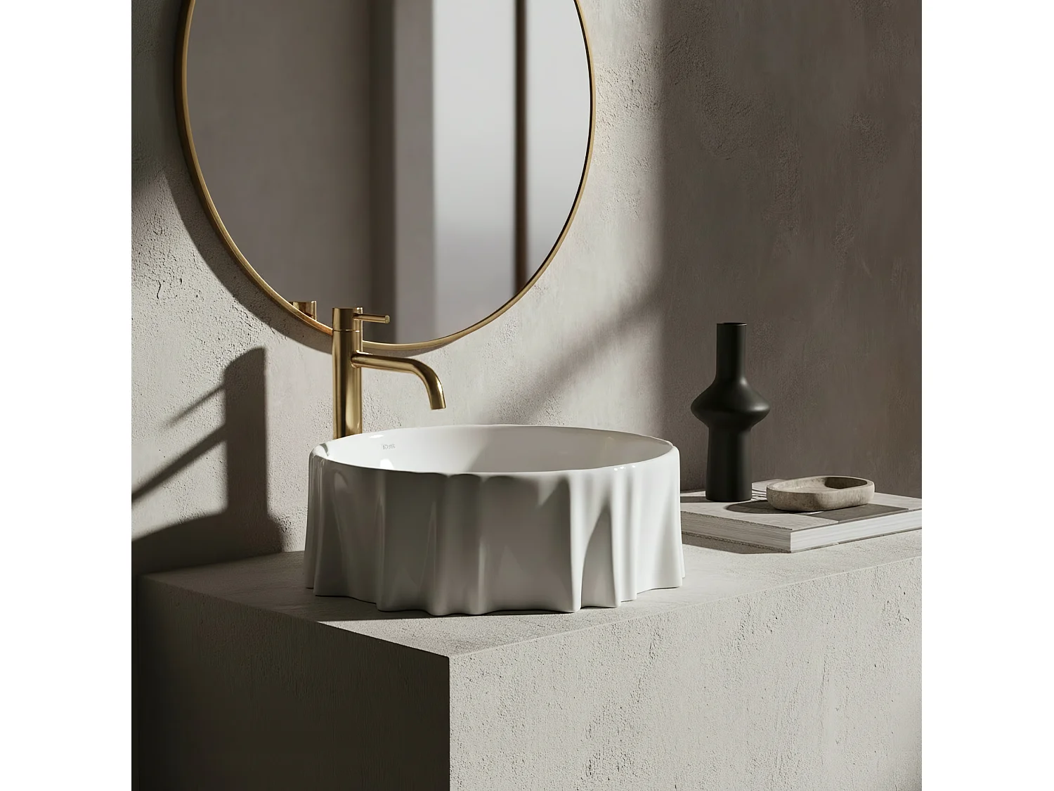 Vasque À Poser Rea Anastazja White