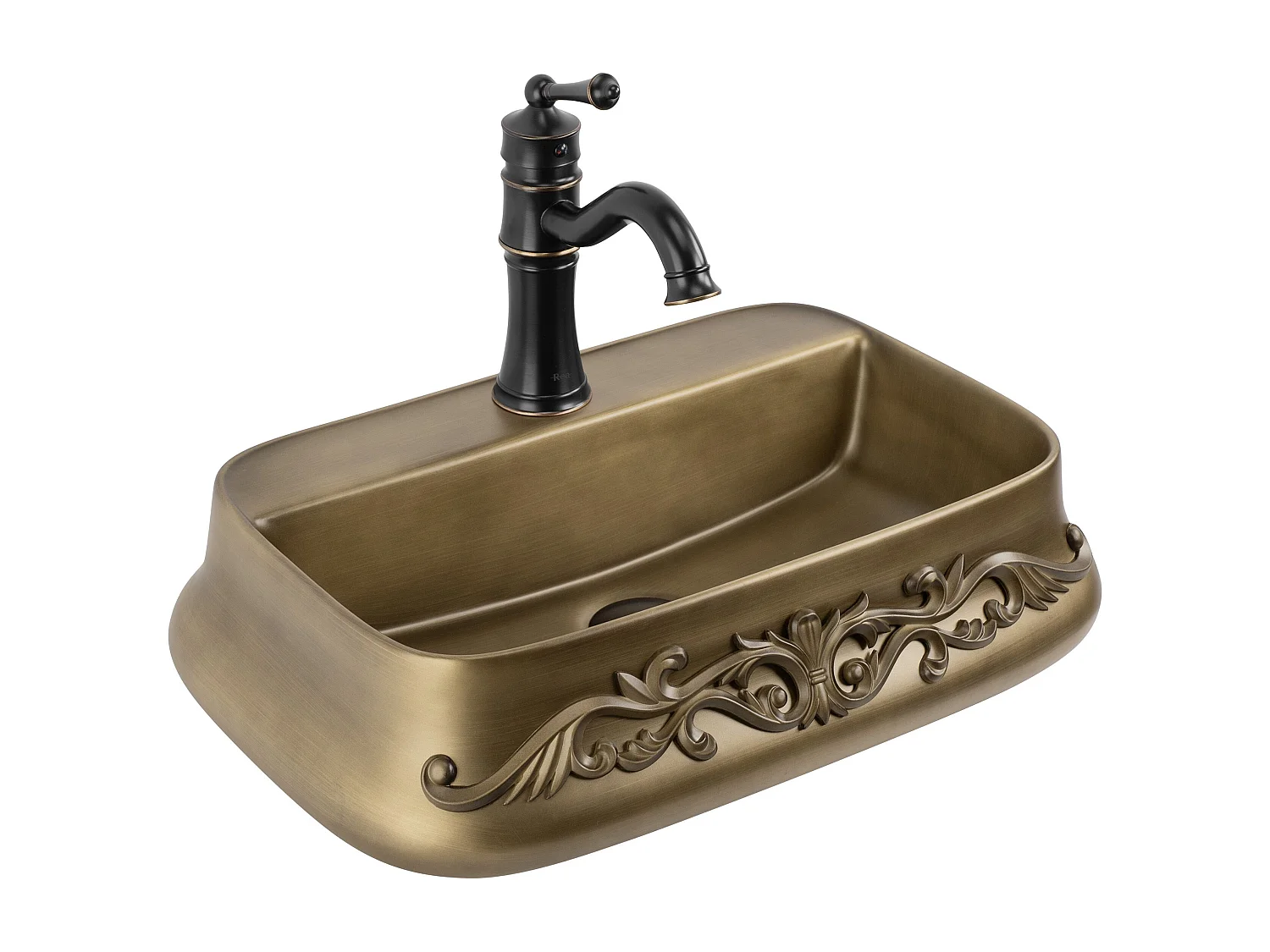 Vasque À Poser Rea Castel Copper, Antique Bronze
