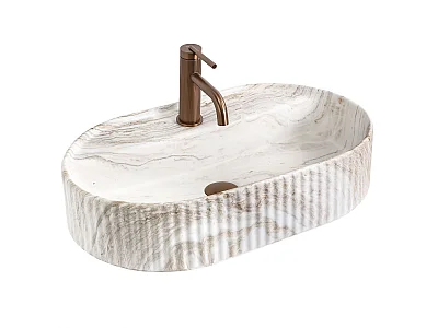Bordmonteret håndvask Rea Marcela 60 Kallisto - 60x37x13,5cm