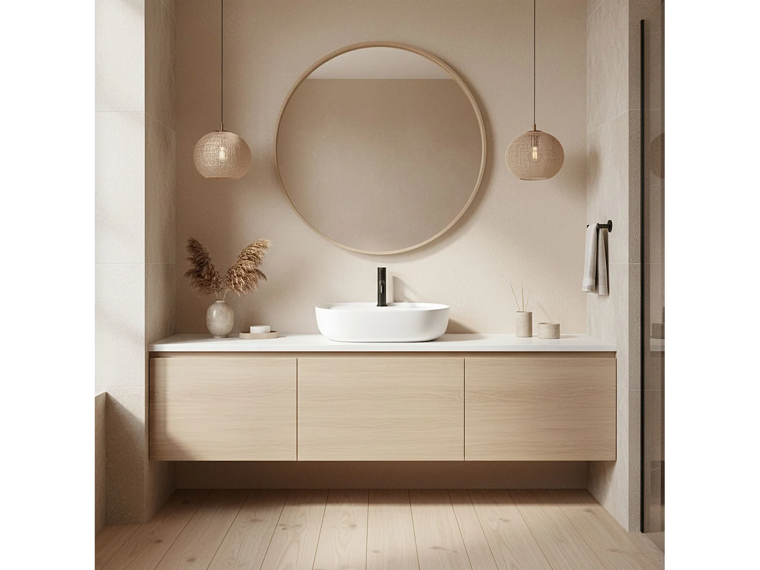 Opzetwastafel Rea Aura 51 White