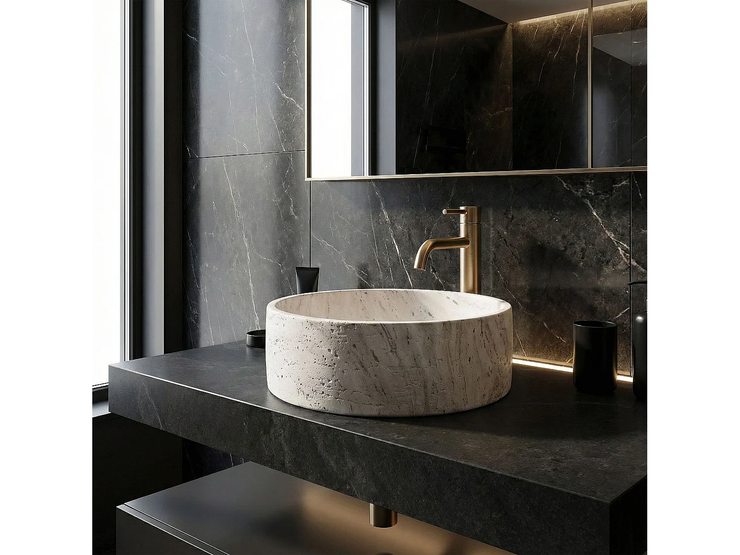 Vasque À Poser Rea Destiny White