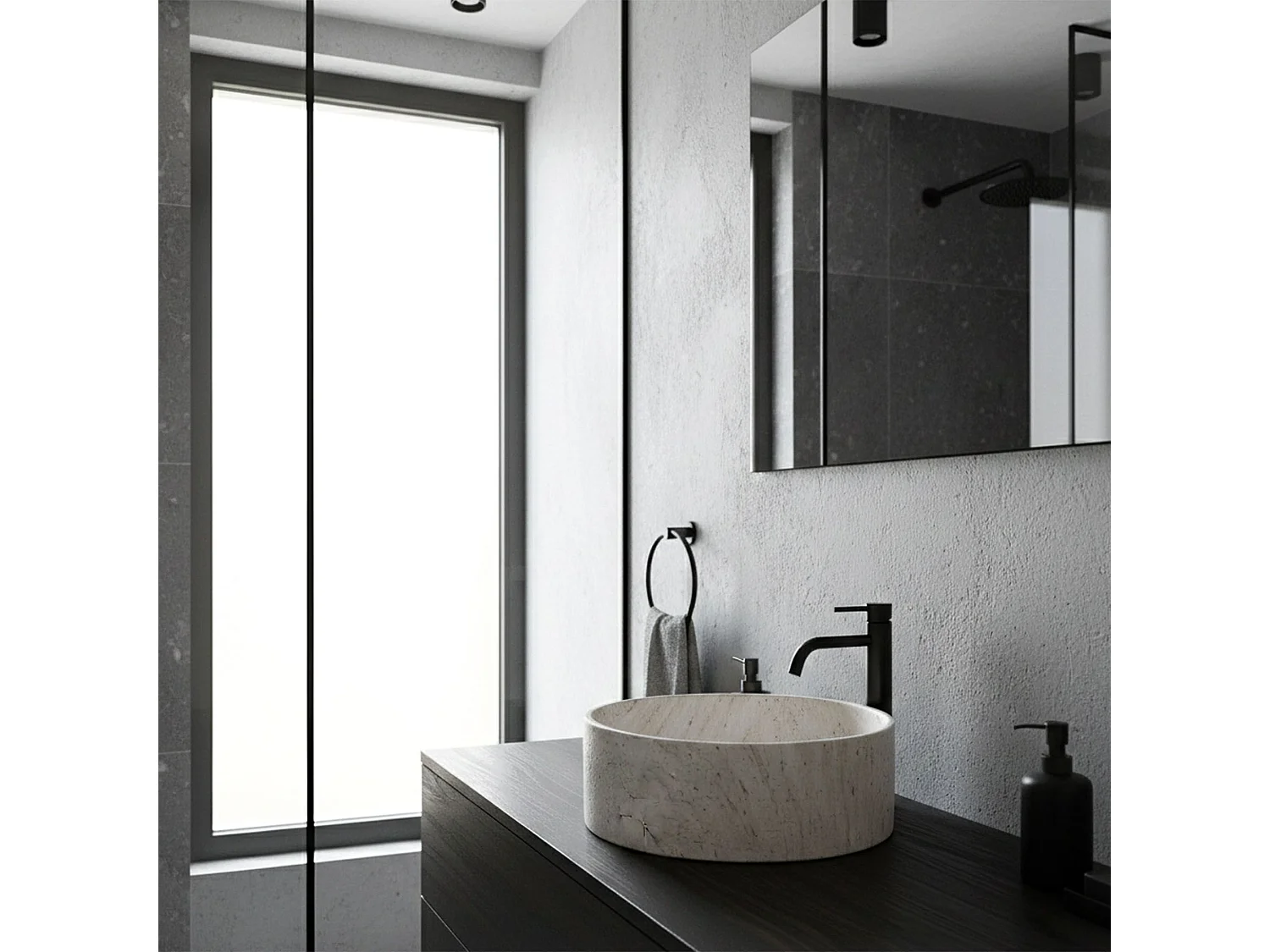 Vasque À Poser Rea Destiny White