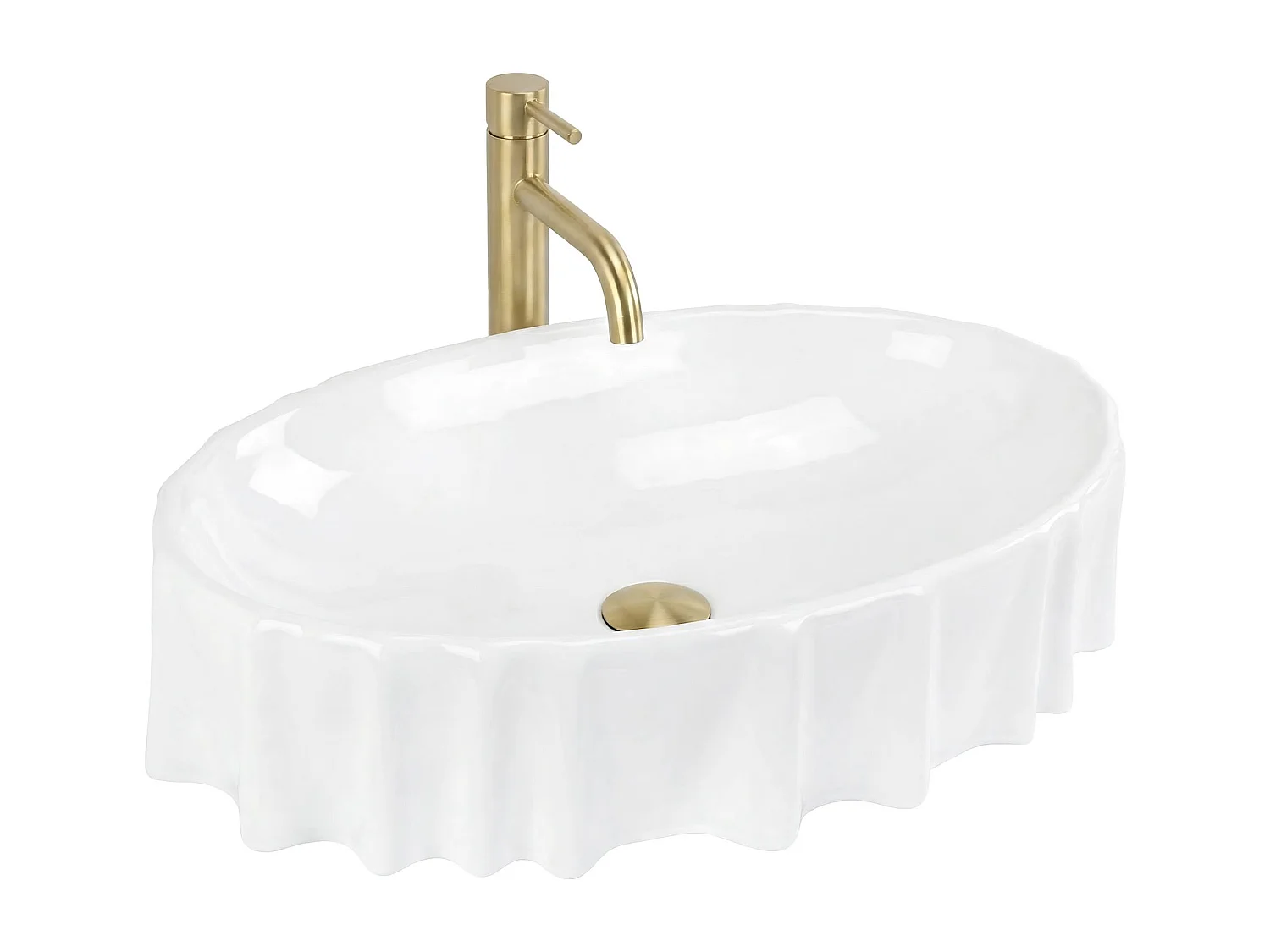 Vasque À Poser Rea Aurelia White