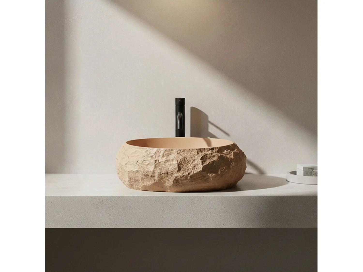 Vasque À Poser Rea Mika Light Terracotta Beige