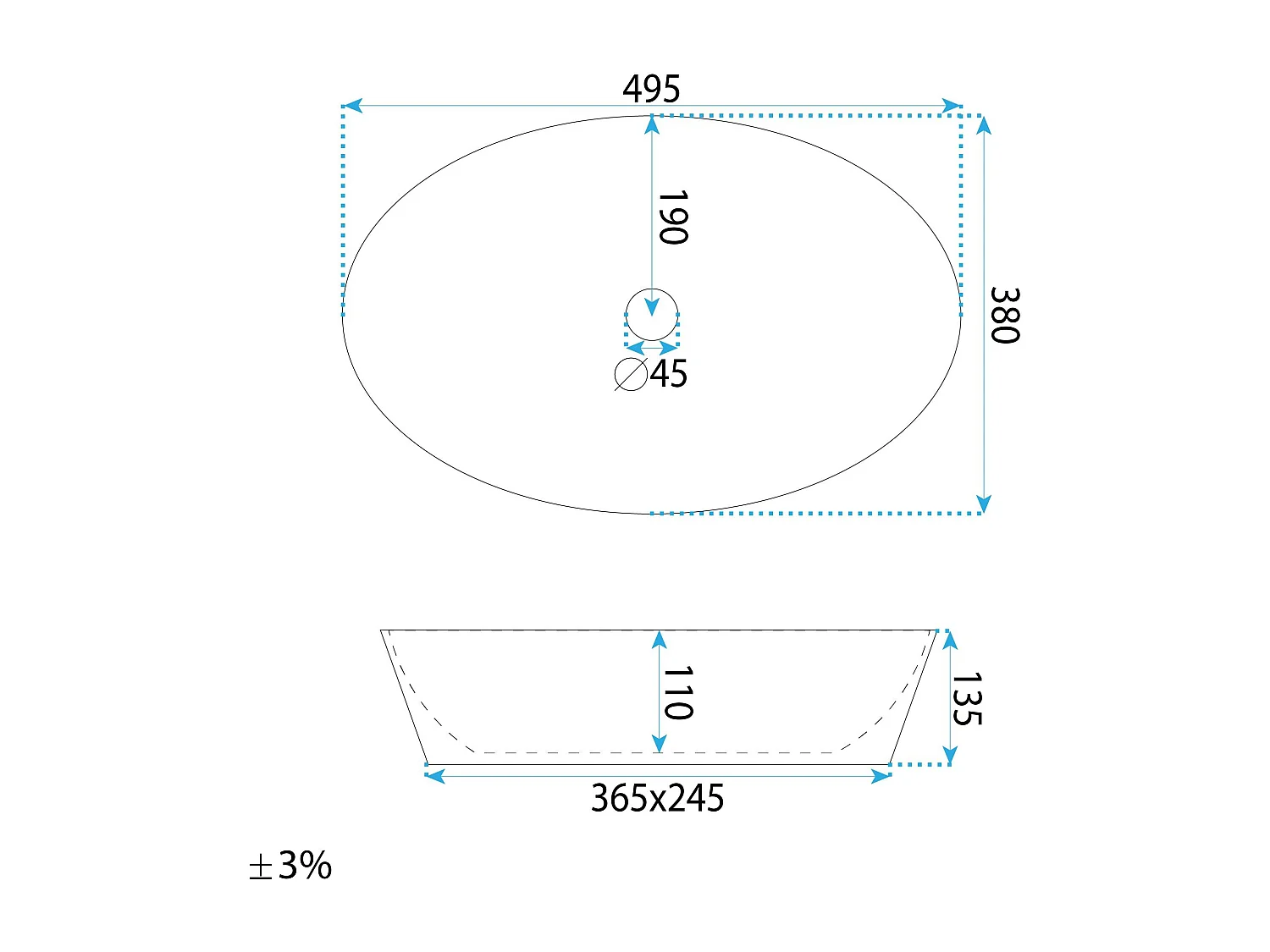 Vasque À Poser Rea Samanta Zen Beige, Stone Imitation
