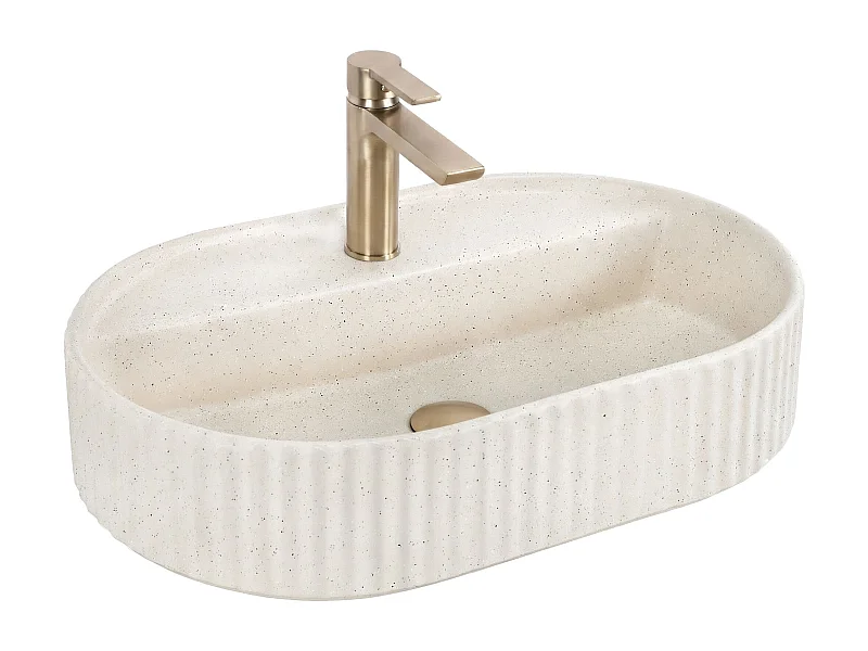 Vasque À Poser Rea Marcela 60 Vanilla Beige