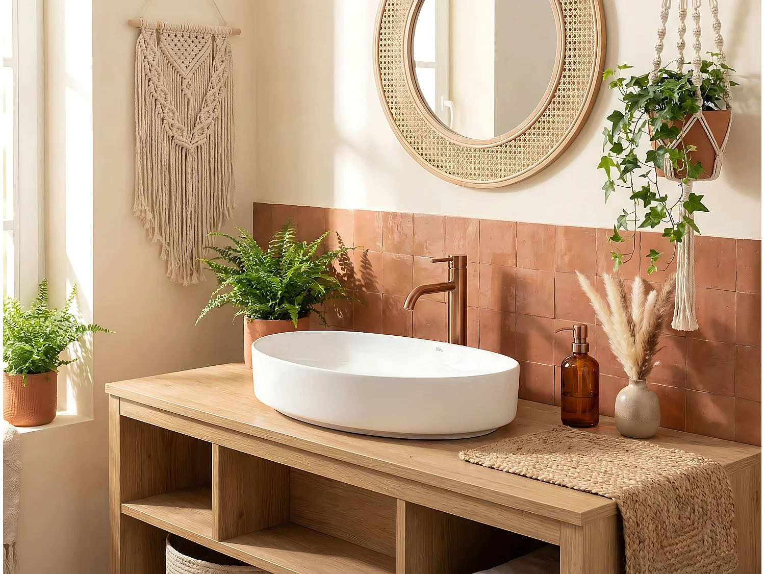 Opzetwastafel Rea Joana 65 White