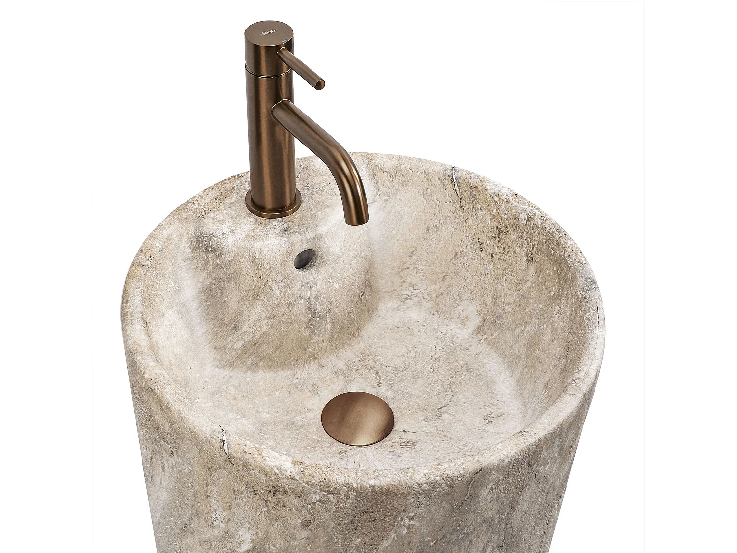 Lavabo Sur Pied Rea Blanka Savana Matt Beige