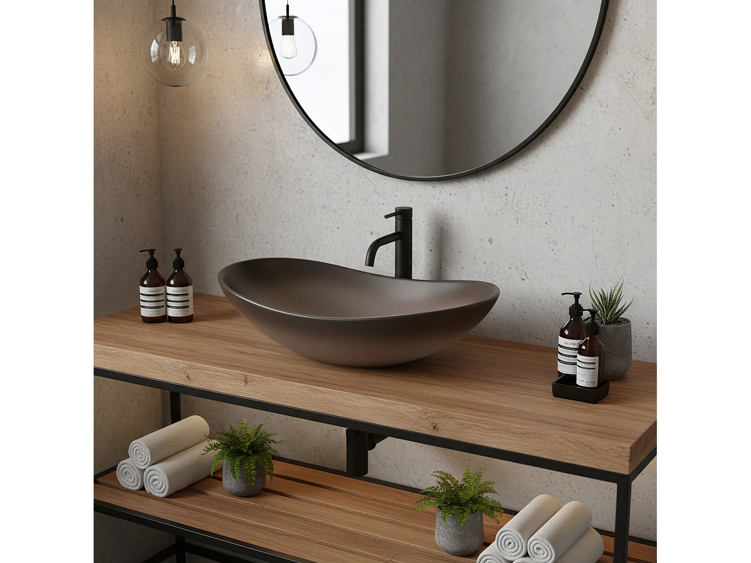 Opzetwastafel Rea Royal Ombre Beige