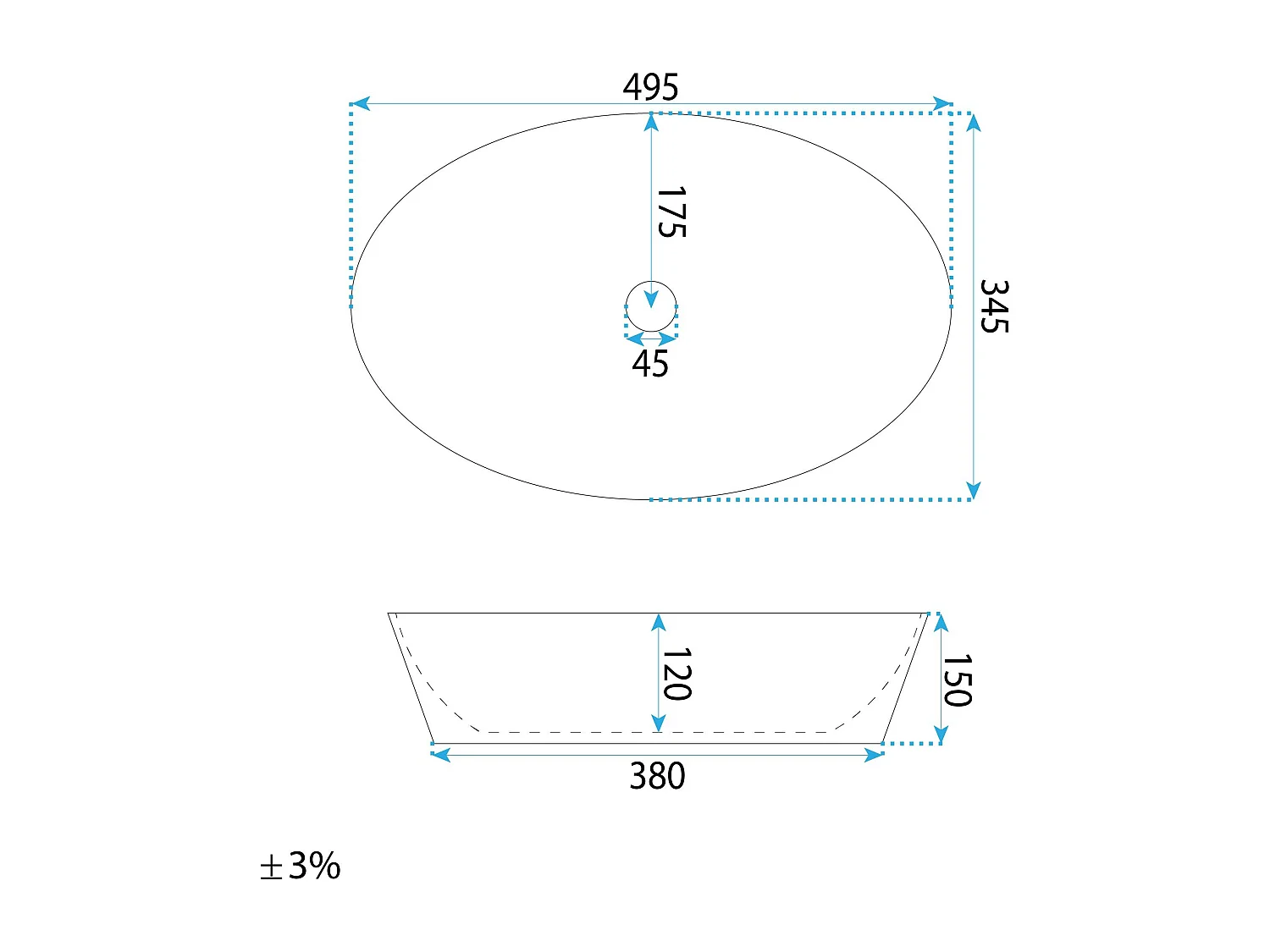 Vasque À Poser Rea Astoria White