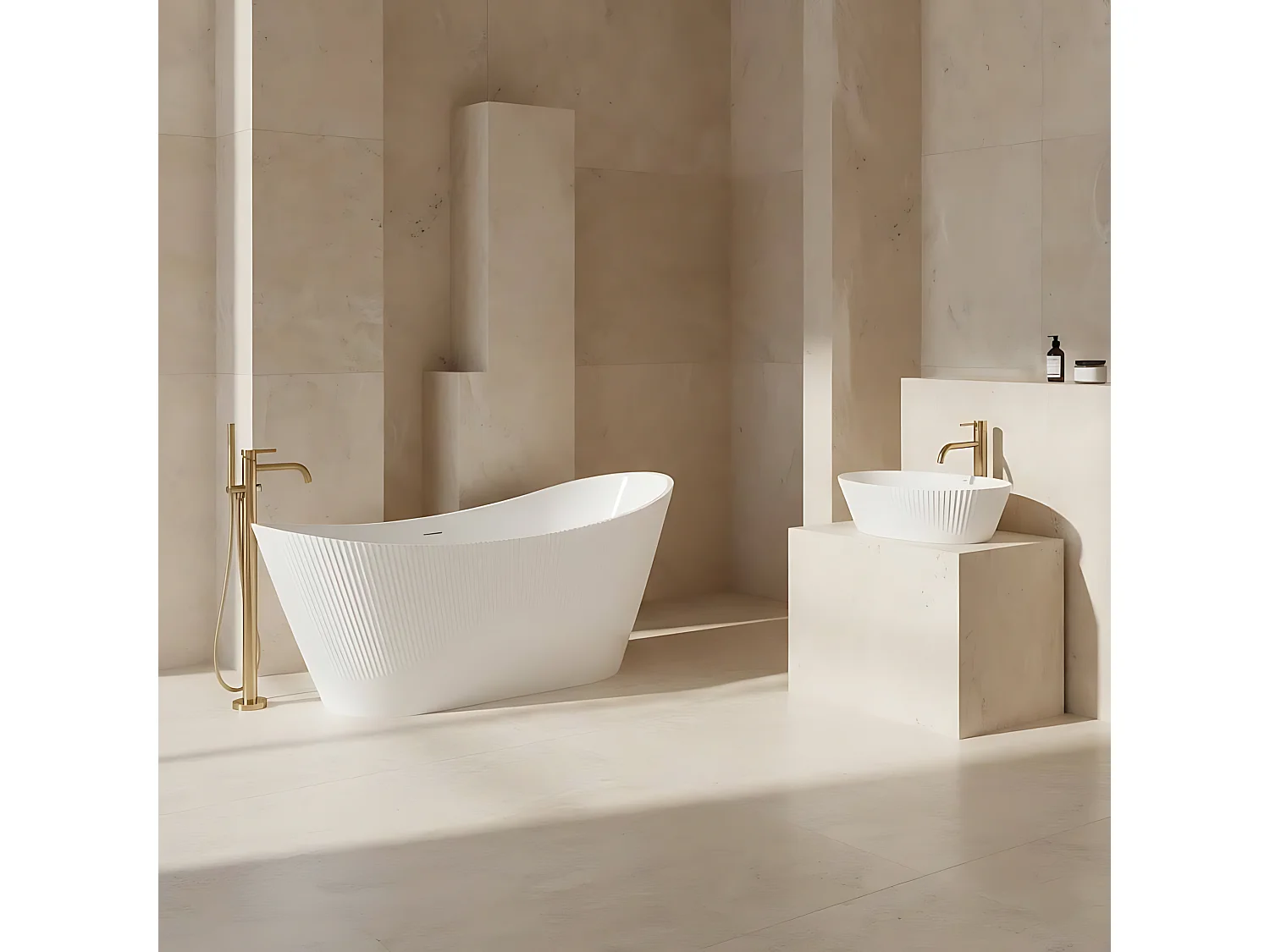 Vasque À Poser Rea Astoria White