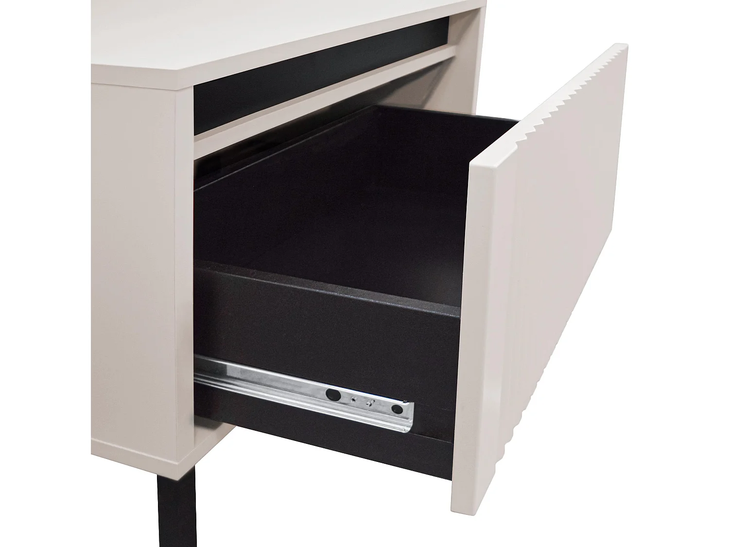 AX LIVING Table de chevet BODRUM lot de 2 1 tiroir beige sable