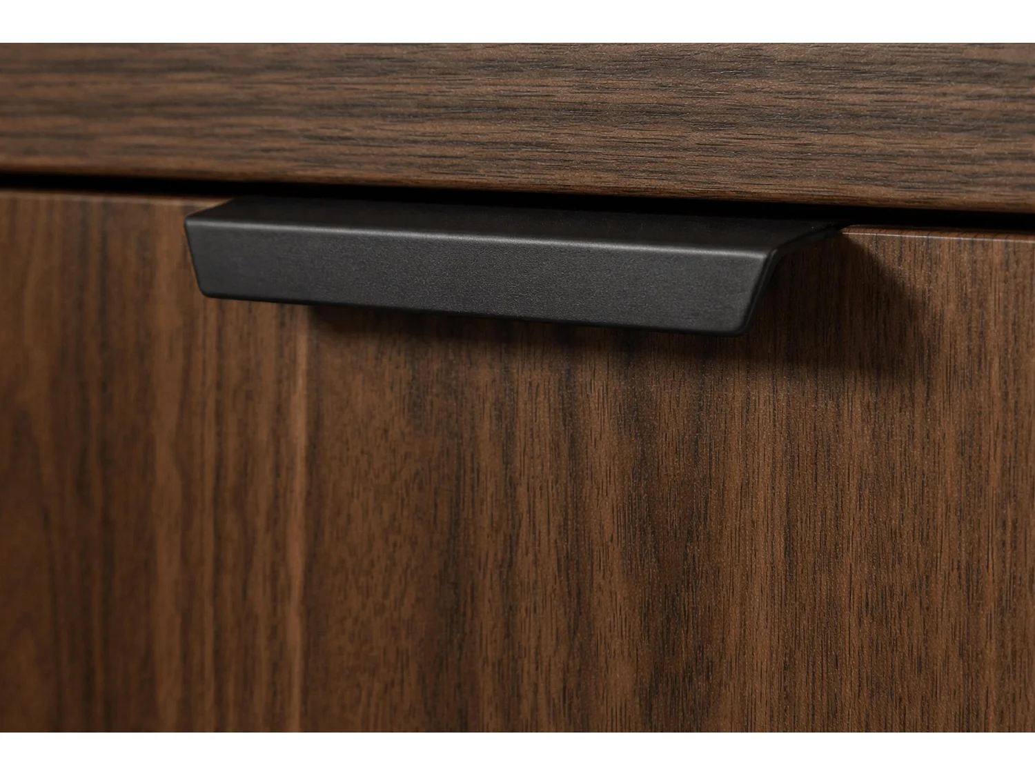 AX LIVING Nordiva TV Lowboard 200 cm Warmia Walnut Holz TV Möbel Modern