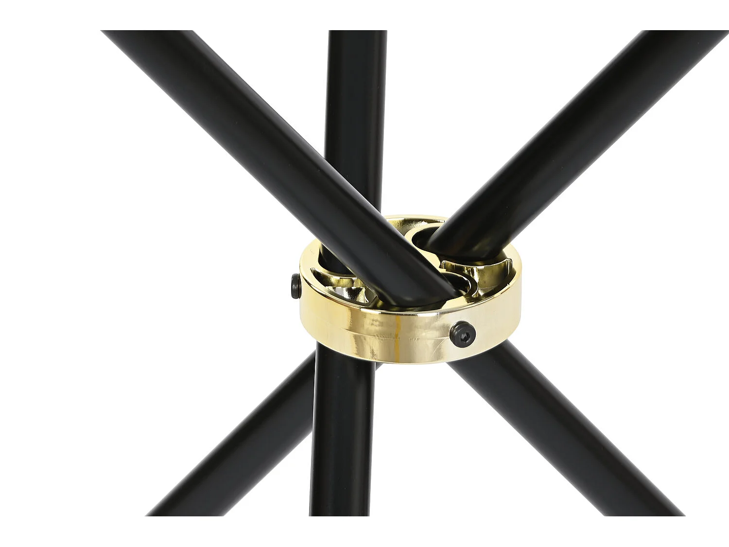 Tavolino laterale in MDF metallo 80X80X76 effetto marmo