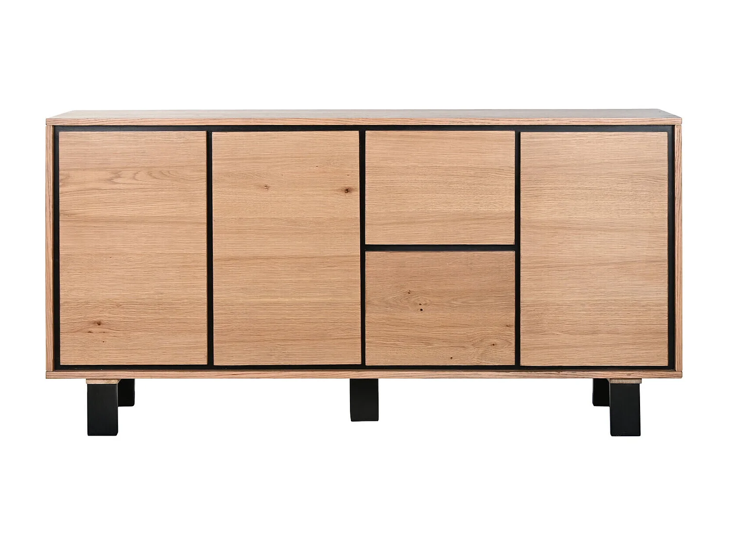 Buffet de metal MDF 160x38x80