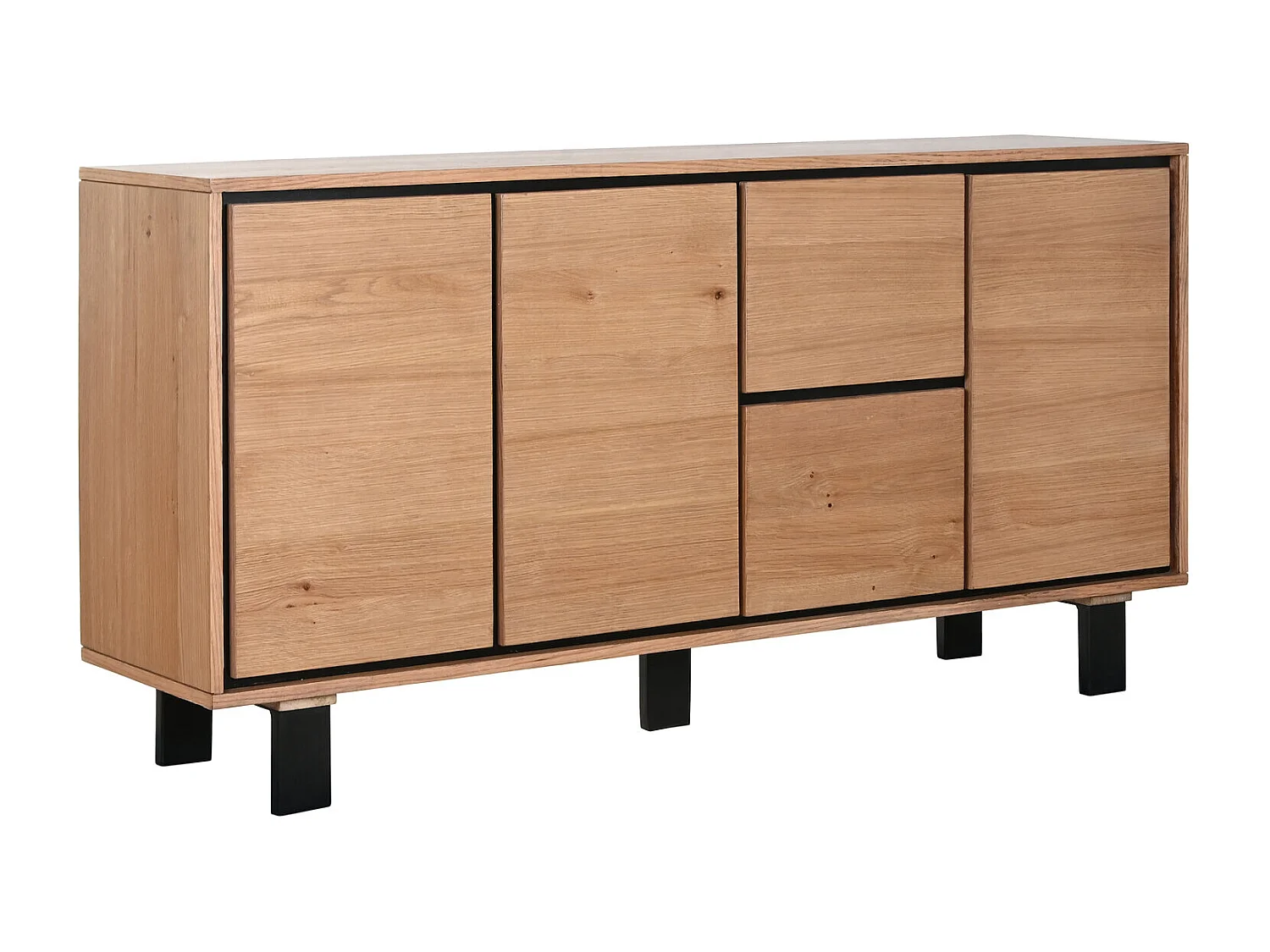 Buffet de metal MDF 160x38x80