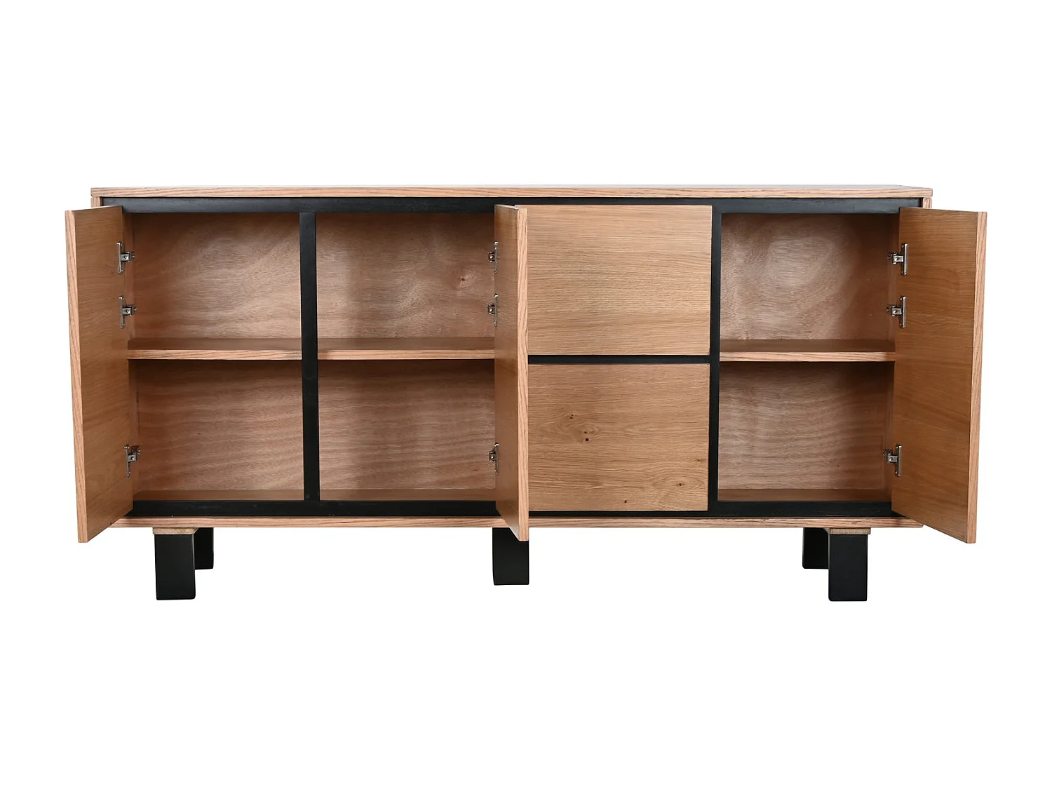 Buffet de metal MDF 160x38x80