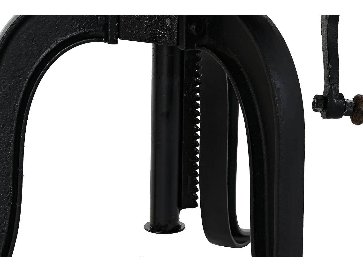 Mesa lateral de madeira 45x45x42 63cm Ajustável 62C