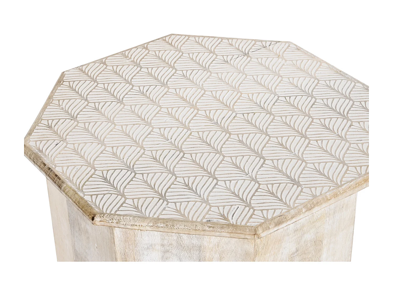 Mesa lateral de manga 49x49x53,5 com galhos