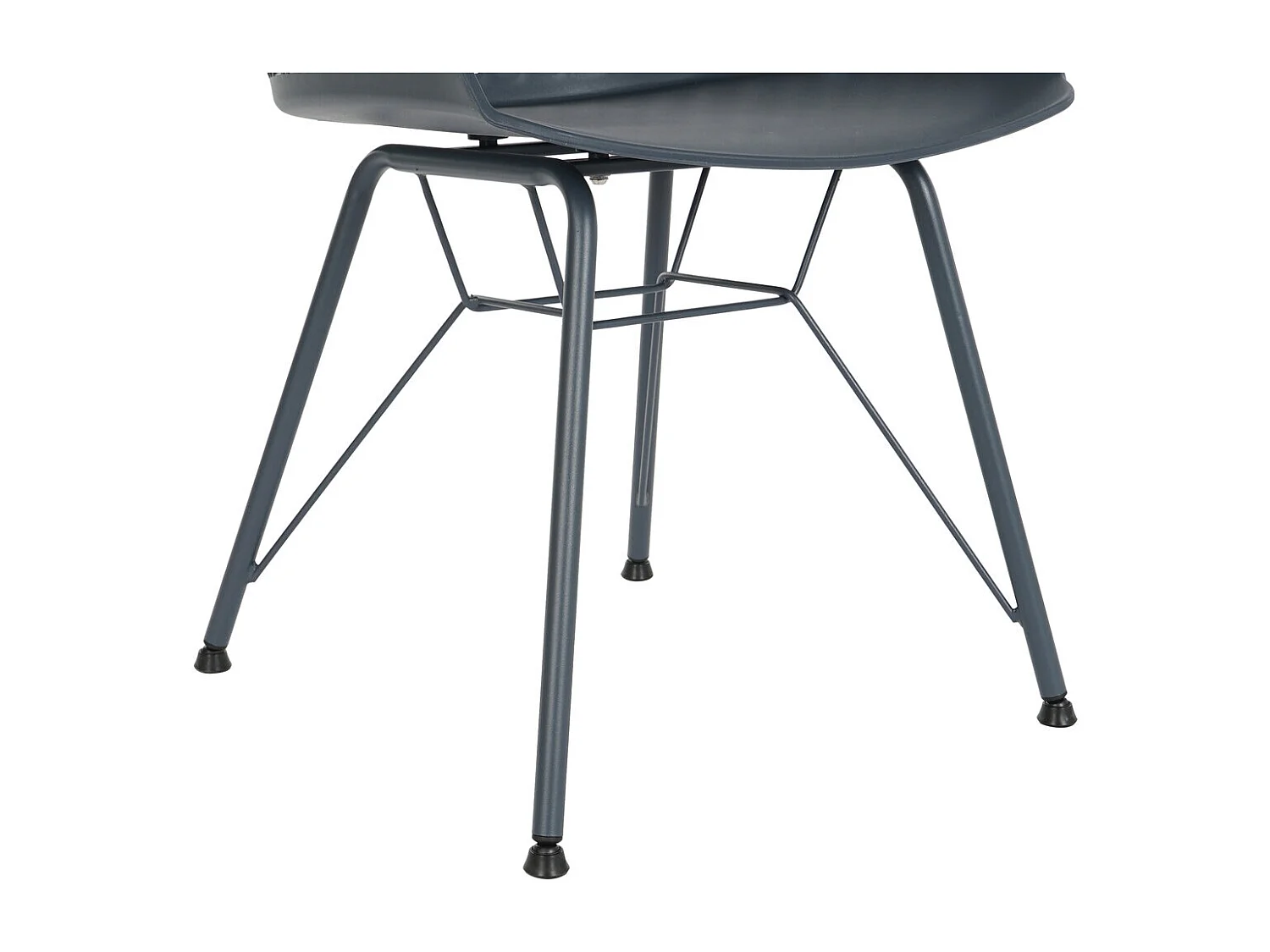 Cadeira de metal PP 57x57x80,5 azul marinho