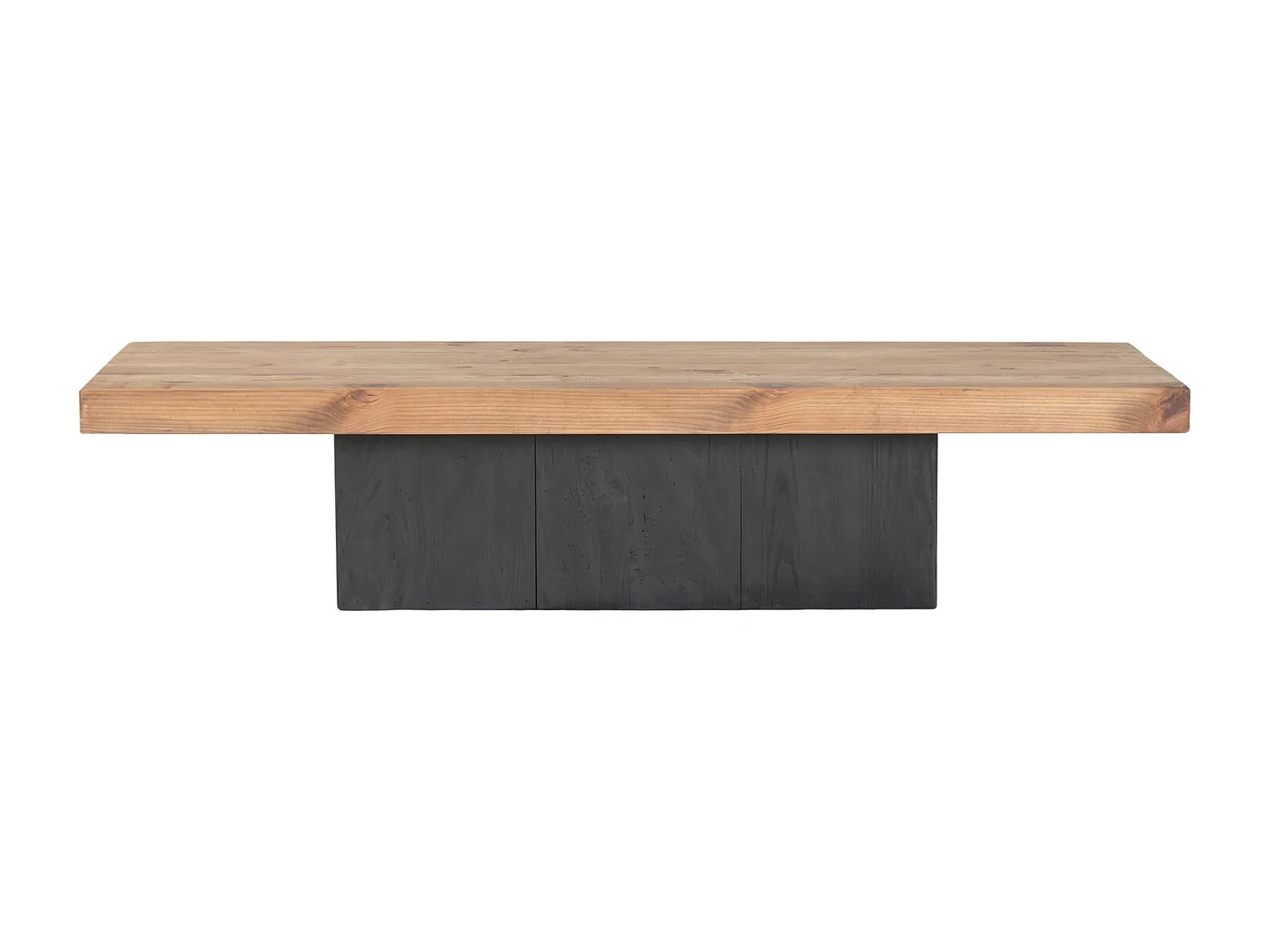 Mobile porta TV in legno di pino riciclato, 180x48x40