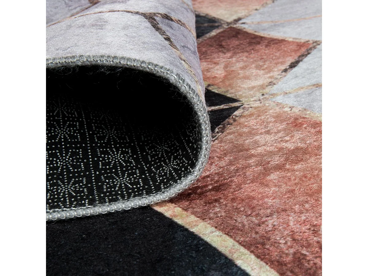 Tapis de cuisine 120x170 LYN11 GRAFIK blanc, facile d'entretien